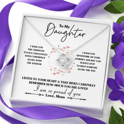 To My Daughter - I Wish You The Strength - Necklace SO147T - Charming Present