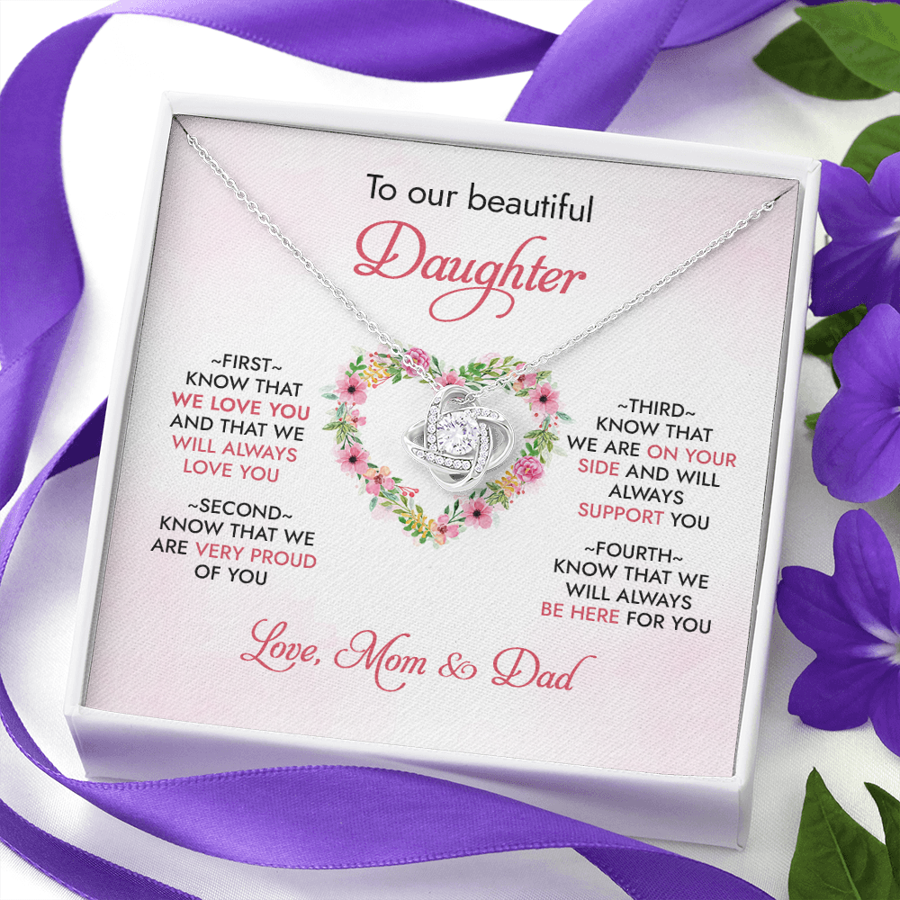 To Our Daughter - We Will Always Love You - Necklace SO95