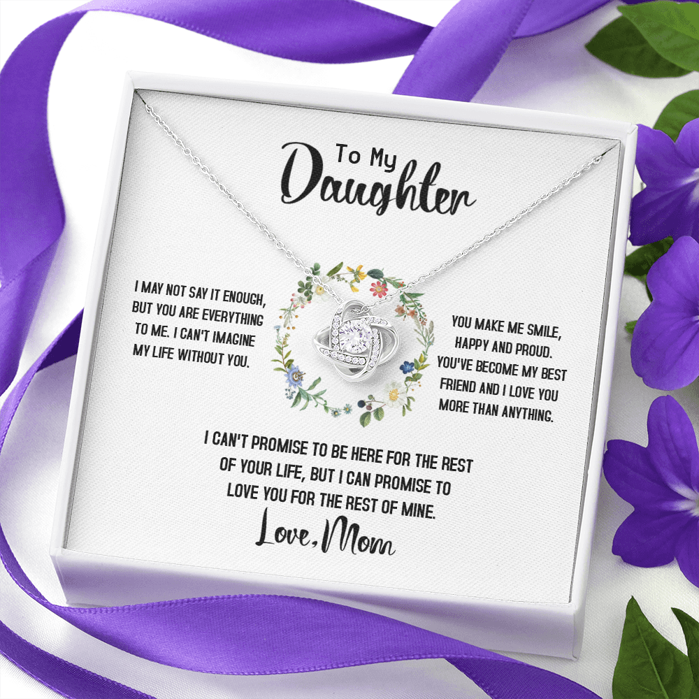 To My Daughter - Love You For The Rest Of Mine - Necklace SO141T