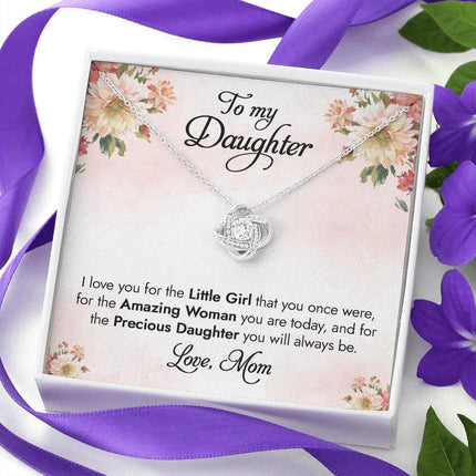 To My Daughter - I Love You For The Little Girl - Necklace SO83 - Charming Present