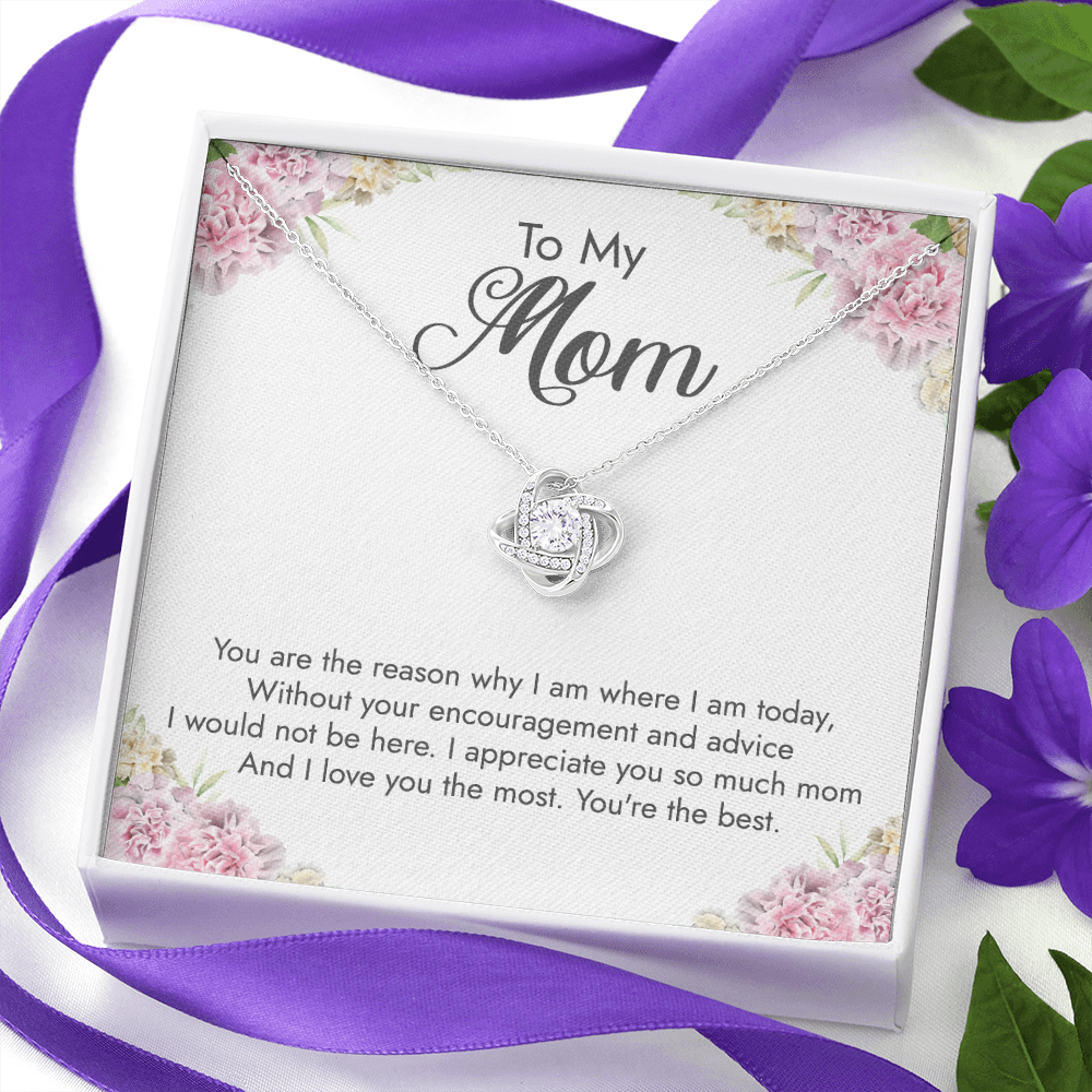 To My Mom I Love You The Most - Necklace SO82