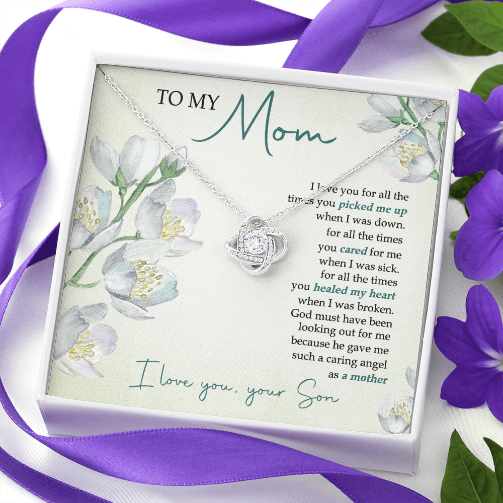 To My Mom - You're My Caring Angel - Necklace SO53V