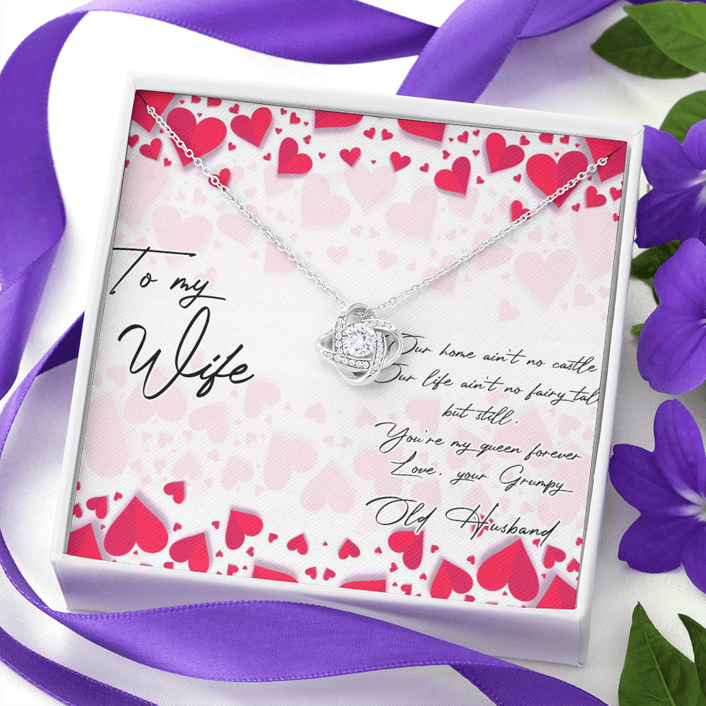 To My Wife You're My Queen Forever Necklace SO11v1