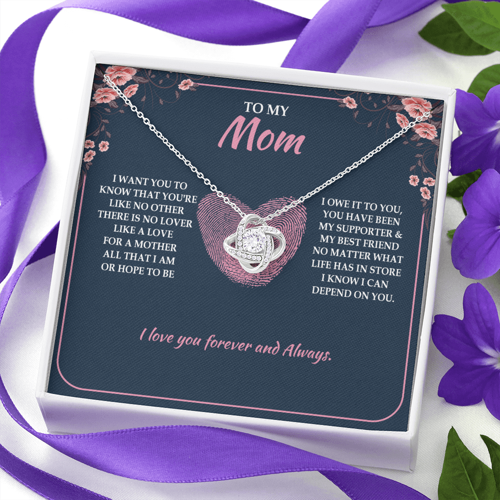 To My Mom - Thank You For Guiding Me Through All Of This - Necklace SO125V