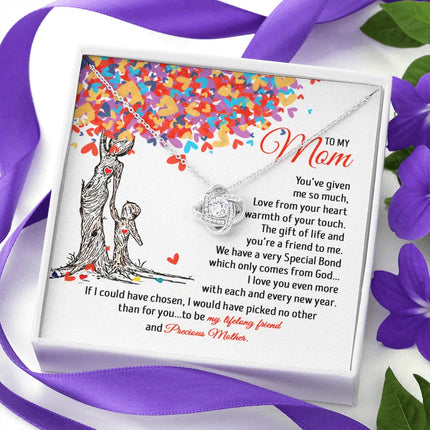 To My Mom - We Have A Very Special Bond - Necklace SO57T - Charming Present
