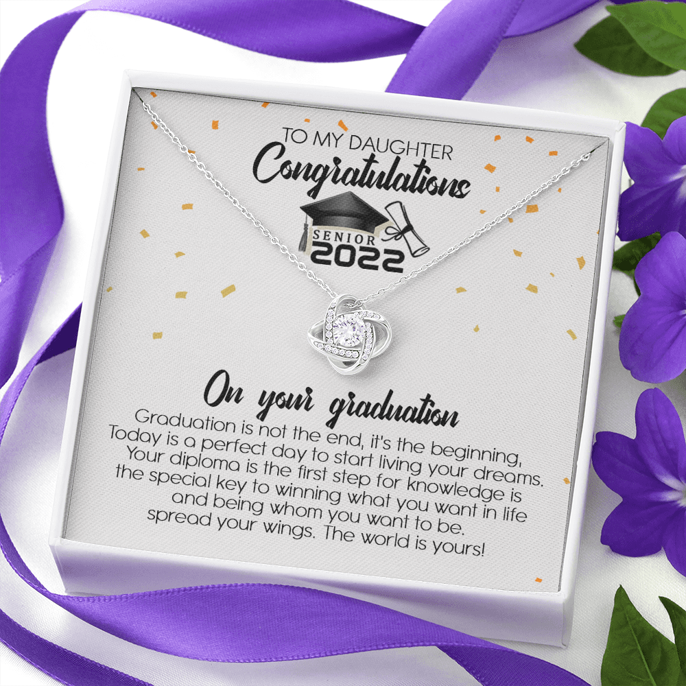 To My Daughter - Congratulation On Your Graduation - Necklace SO107T