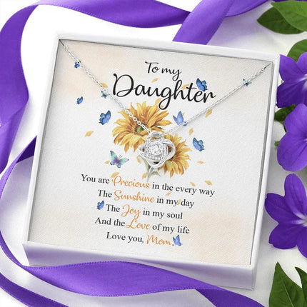 To My Daughter You're The Love Of My Life Necklace SO70 - Charming Present