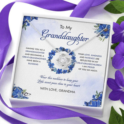 To My Granddaughter - I Am Proud Of You So Much - Necklace SO97 - Charming Present
