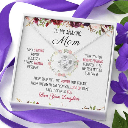 To My Amazing Mom - You're The Best Mom Ever - Necklace SO51V - Charming Present
