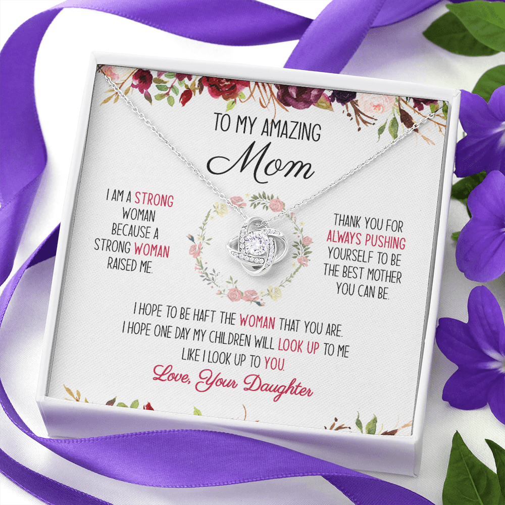 To My Amazing Mom - You're The Best Mom Ever - Necklace SO51V