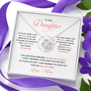 To My Daughter - I'm Glad There's You - Necklace DR07