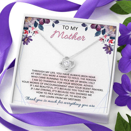 To My Mother - Thank You So Much For EveryThing You Are - Necklace SO70V - Charming Present