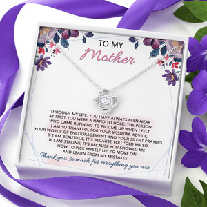 To My Mother - Thank You So Much For EveryThing You Are - Necklace SO70V