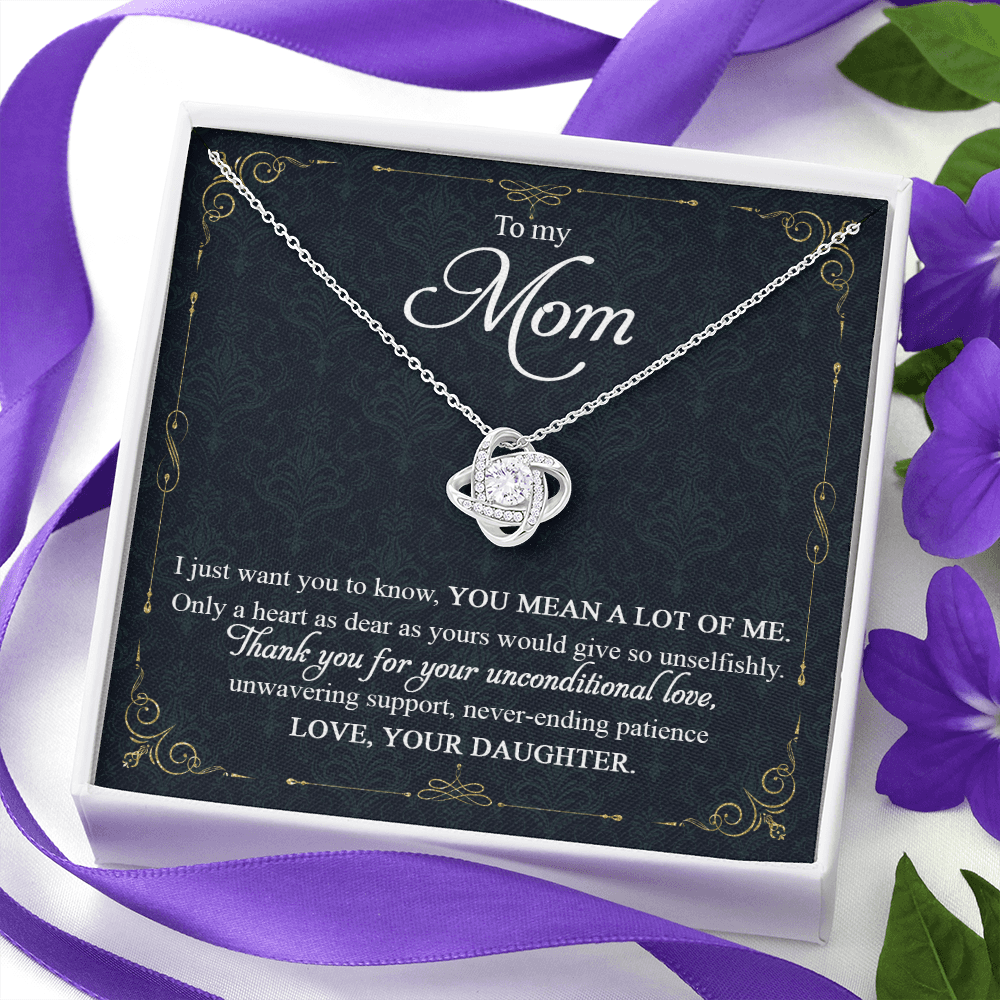 To My Mom Thank You For Your Unconditional Love - Necklace SO90