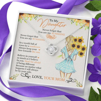 To My Daughter - You Are My Sunshine - Necklace SO137T - Charming Present