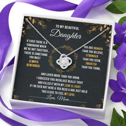 To My Beautiful Daughter - You Are Braver Than You Believe - Necklace SO40V - Charming Present