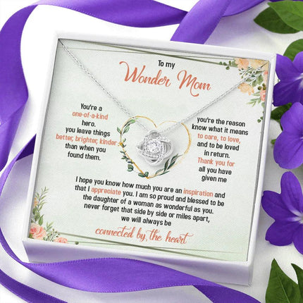 To My Wonder Mom You're One Of A Kind - Necklace SO45T - Charming Present