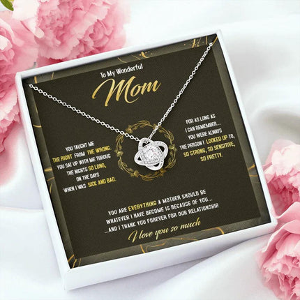 To The Best Mom - The Person I Looked Up To - Necklace SO41T - Charming Present