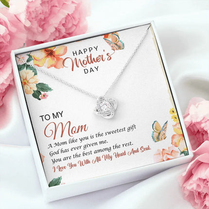 To My Mom - Happy Mother's Day - Necklace SO67V - Charming Present