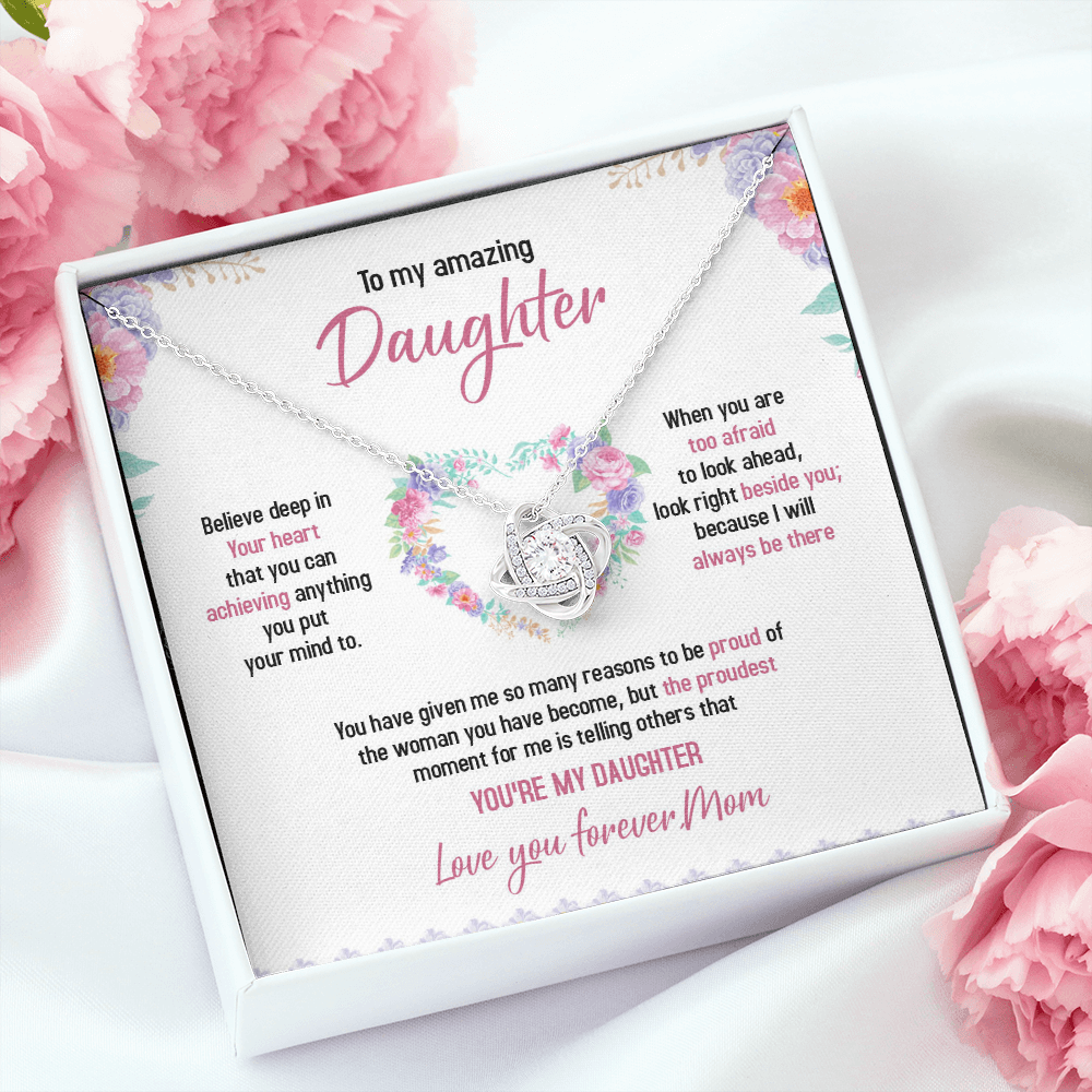To My Daughter - Always Believe Deep In Your Heart - Necklace SO48T
