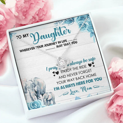 To My Daughter - Enjoy The Ride - Necklace SO02V - Charming Present