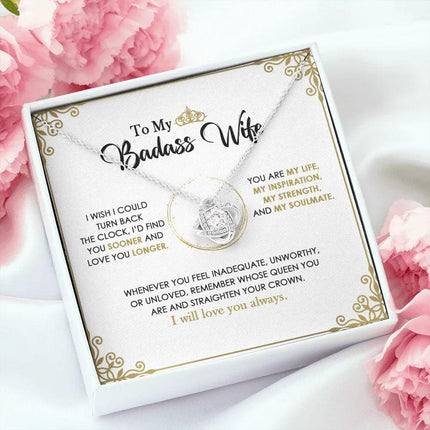 To My Badass Wife - You Are My Life - Necklace SO145V - Charming Present