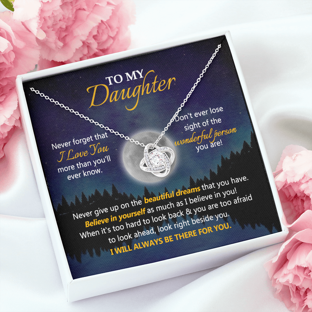 To My Daughter - Believe In Yourself As I Believe In You - Necklace SO77V