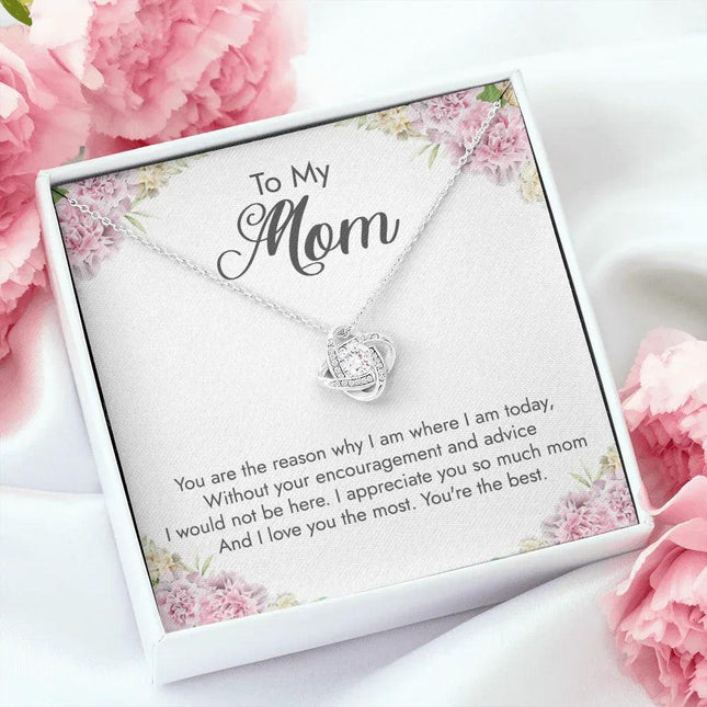 To My Mom I Love You The Most - Necklace SO82 - Charming Present