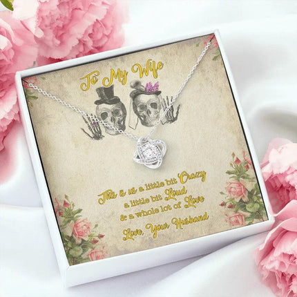 To My Wife This Is Our Necklace SO08 - Charming Present