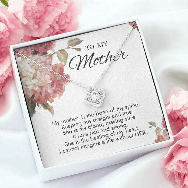 To My Mother I Cannot Imagine A Life Without YOU Necklace SO80 - Charming Present