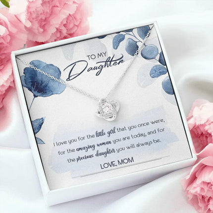 To My Daughter - I Love You For The Little Girl - Necklace SO01T - Charming Present
