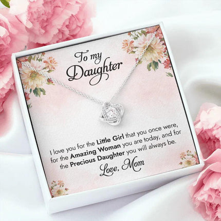 To My Daughter - I Love You For The Little Girl - Necklace SO83 - Charming Present