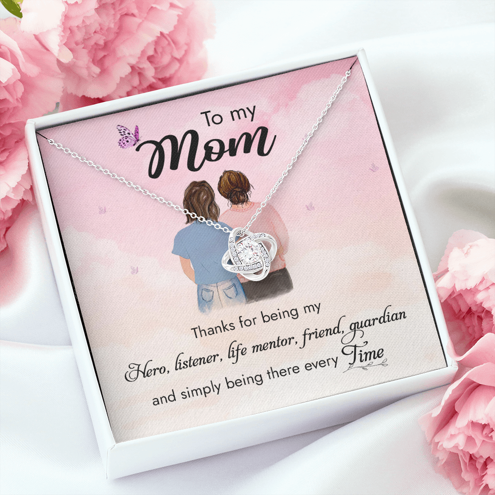 To My Mom Thanks For Being My Hero Necklace SO46