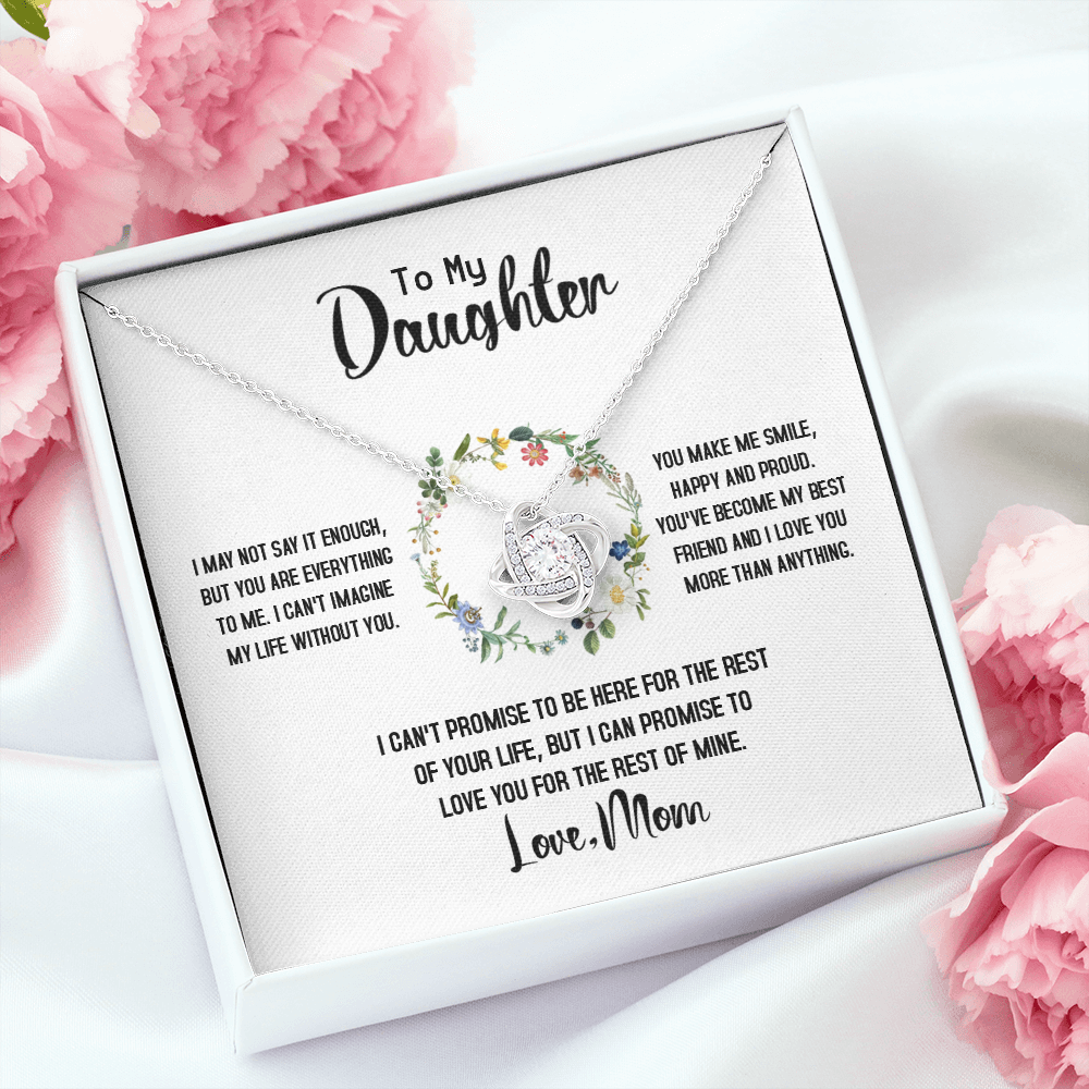 To My Daughter - Love You For The Rest Of Mine - Necklace SO141T