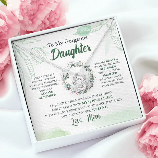 To My Gorgeous Daughter - You Are Stronger Than You Think - Necklace SO19T - Charming Present