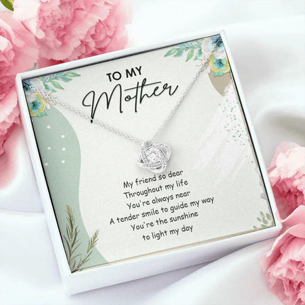 To My Mom You're The Sun Shine To Light My Day - Necklace SO20V - Charming Present