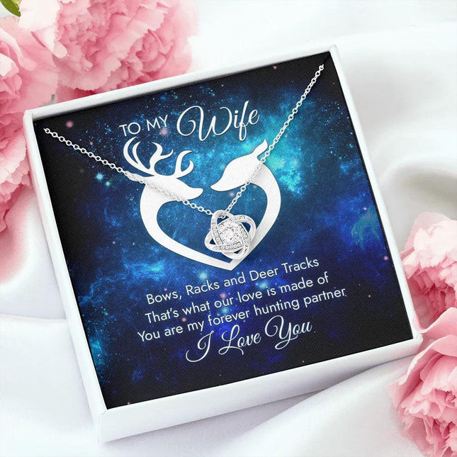 To My Wife You Are My Forever Hunting Partner - Necklace SO16v1 - Charming Present