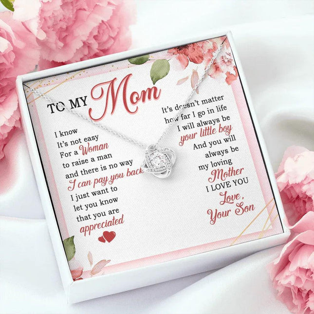 To My Mom - Always Be Your Little Boy - Necklace SO06V - Charming Present