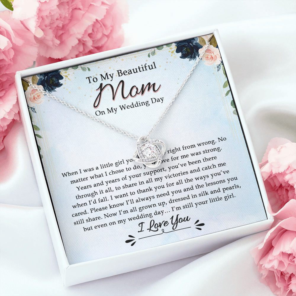 To My Beautiful Mom On My Wedding Day - Necklace SO17V