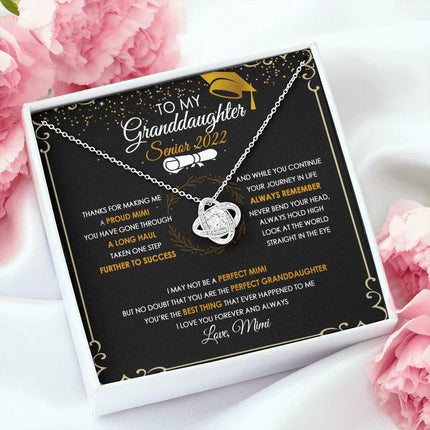 To My Granddaughter From MIMI - Senior 2022 - Necklace SO63V2 - Charming Present