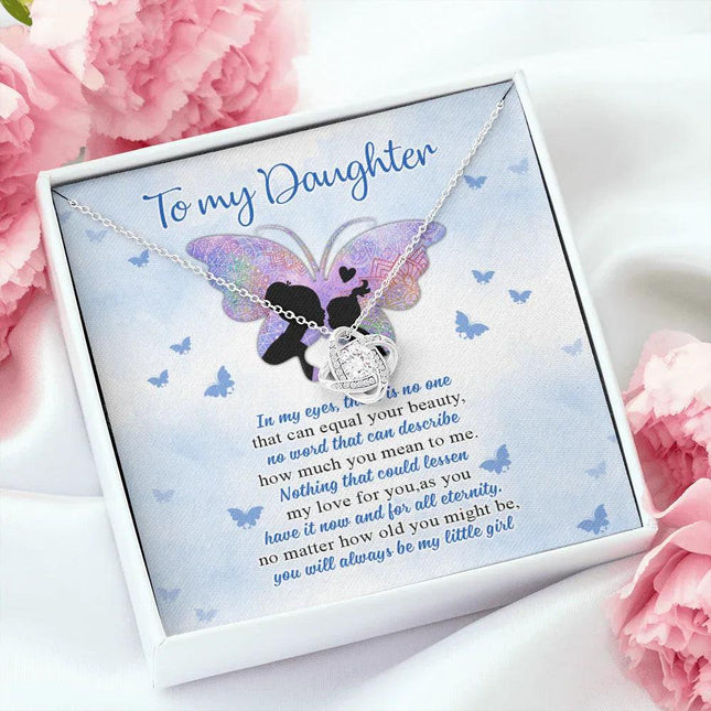 To My Daughter You Will Always Be My Little Girl - Necklace SO74 - Charming Present