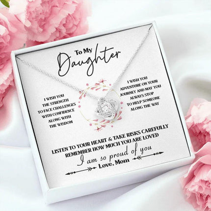To My Daughter - I Wish You The Strength - Necklace SO147T - Charming Present
