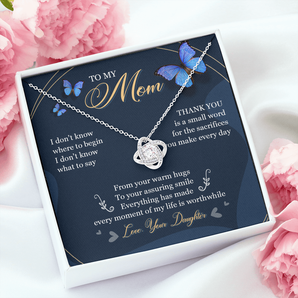 To My Mom - Thank You For All Your Sacrifices - Necklace SO07T