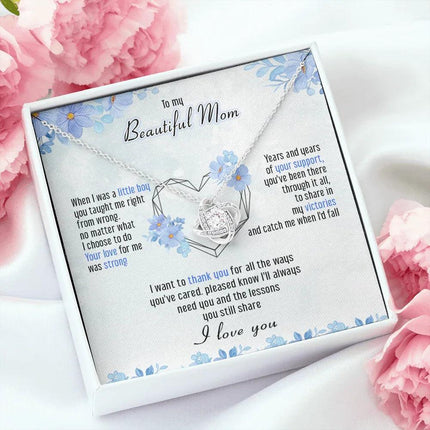 To My Mom I Just Want To Say Thank You - Necklace SO46T - Charming Present