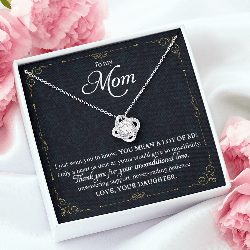 To My Mom Thank You For Your Unconditional Love - Necklace SO90