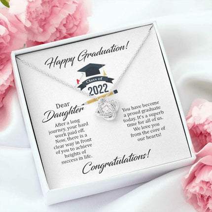 To My Daughter - Happy Graduation - Necklace SO110T - Charming Present
