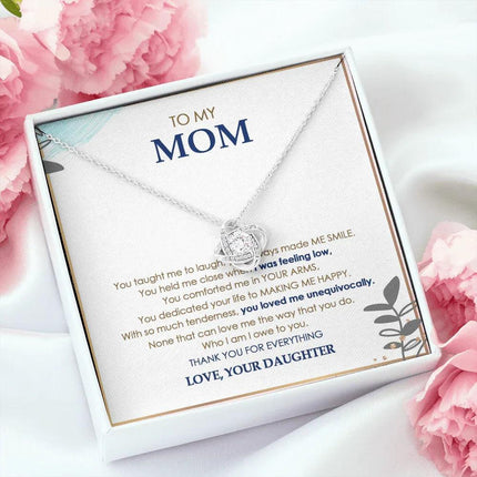 To My Mom Thank You For Everything - Necklace SO11V - Charming Present