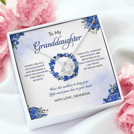 To My Granddaughter - I Am Proud Of You So Much - Necklace SO97 - Charming Present