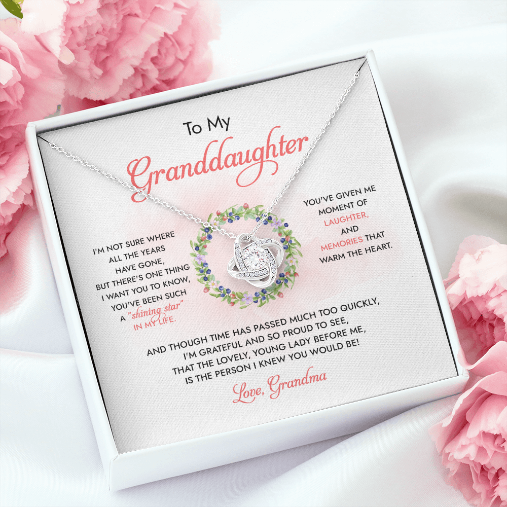 To My Granddaughter You've Been Such A Shining Star - Necklace SO93