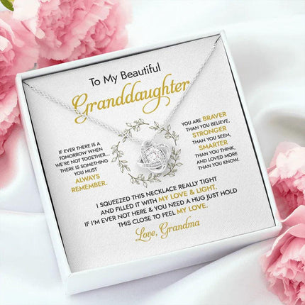 To my Beautiful Granddaughter - You Mean To Me - Necklace SO50v1 - Charming Present